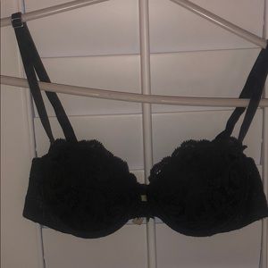 Aerie Mia Dark Gray Push-up Bra 34A (strapless)